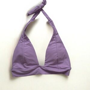 NWT purple triangle bikini top